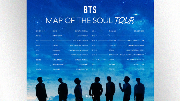 BTS announces MAP OF THE SOUL world tour