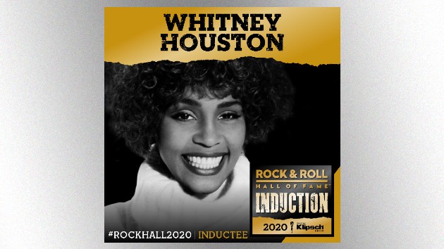 Whitney Houston to be inducted into the Rock & Roll Hall of Fame