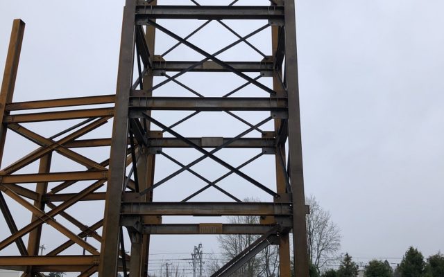 First Tower Added To SE 13th Place Where Overpass Bridge will Be