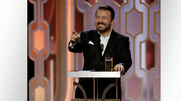 Ricky Gervais responds to news that the Oscars will be host-free once again
