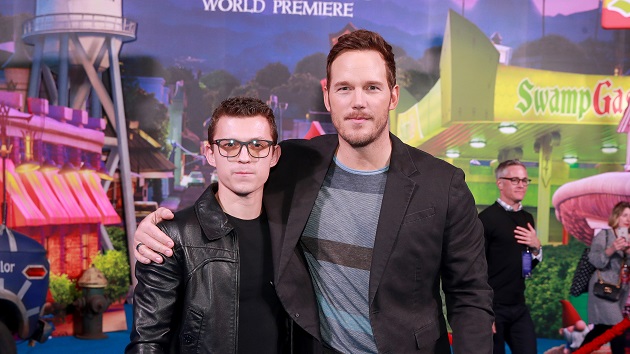 Chris Pratt and Tom Holland muse over magical powers and birthdays at ‘Onward’ premiere