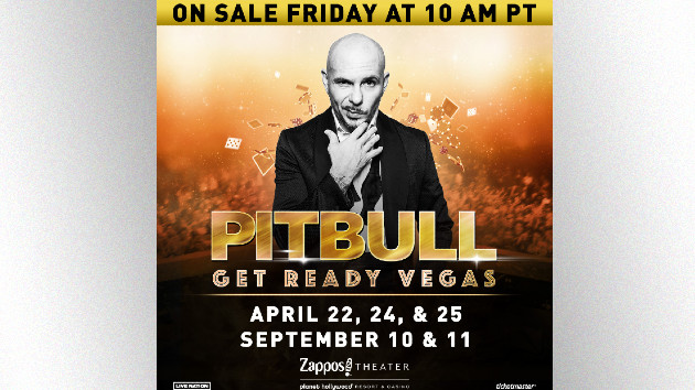 Pitbull announces new Las Vegas residency debuting this spring
