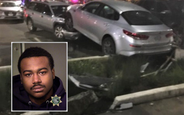 Driver Arrested For Crashing & Pulling Gun on Witnesses