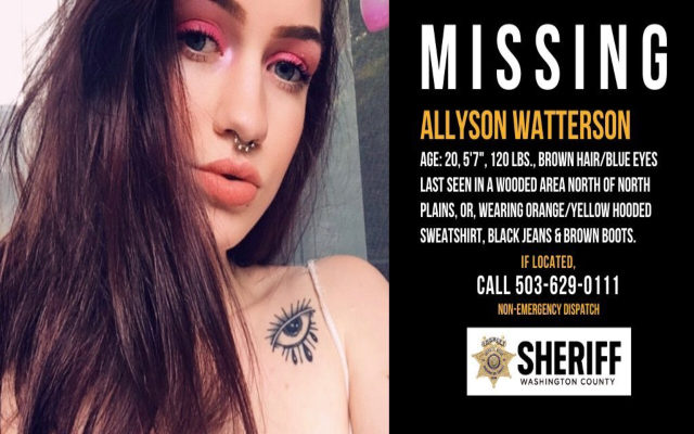 Allyson Watterson’s Belongings Found In Rural Oregon