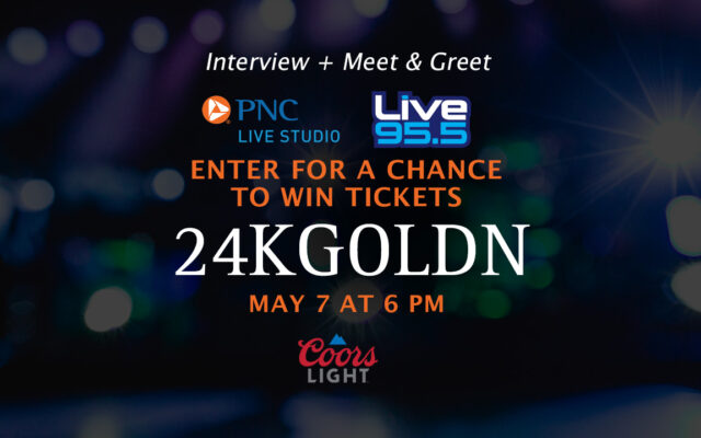 24kGoldn in the PNC Live Studio 5/7 at 6 PM